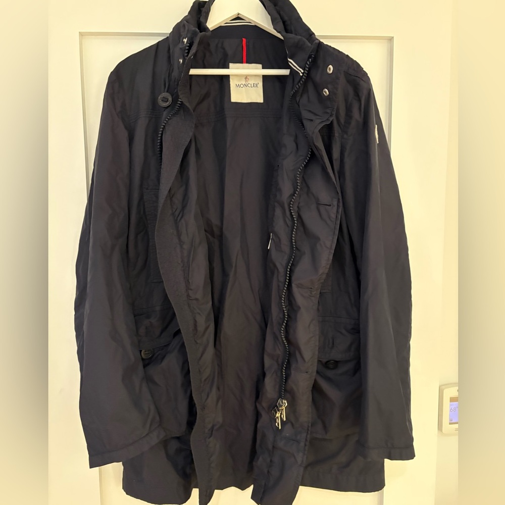 Moncler Men's Navy Lightweight Jacket